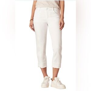 NWT Democracy Mid-Rise Flex-Ellent Girlfriend Jean with Cropped Hem SZ 4